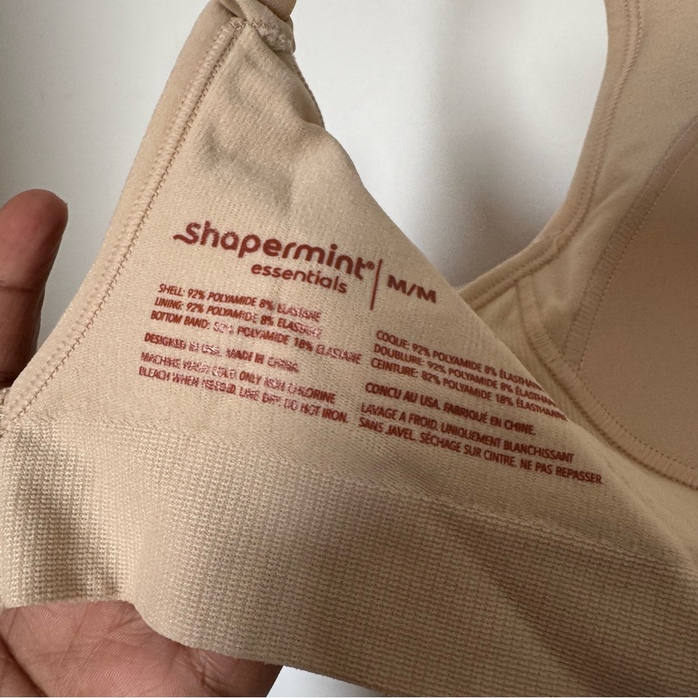 Shapermint Bra M Everyday Comfort Straps Wireless Shaping 10024 NEW - Picture 9 of 12